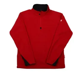 Engelbert Strauss Herren Fleecepullover Troyer dryplexx Micro, Farbe:rot, Größe:L