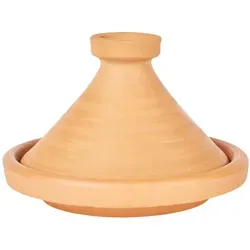 Marrakesch Orient & Mediterran Interior Dampfgartopf - Marokkanische Tajine Tagine Aladin 26cm - Dampfgartopf aus handgefertigtem Ton, ideal für aromatisches Kochen und perfekt für orientalische Gerichte. Inklusive optionalem Kochbuch für kreative Rezepte.