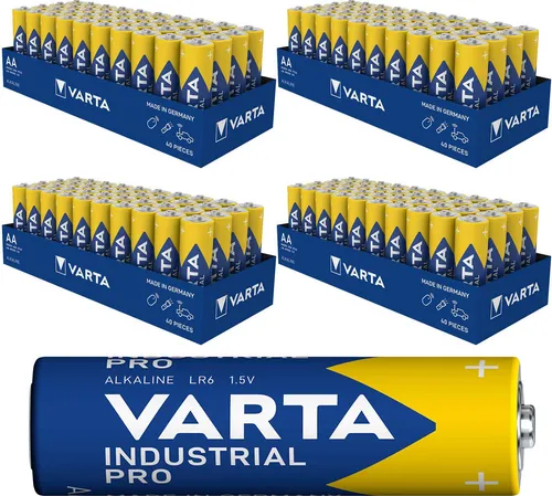 Batterien VARTA 4006, Mignon AA / LR6 Alkaline, Industrial PRO, 1,5V, 160 Stück