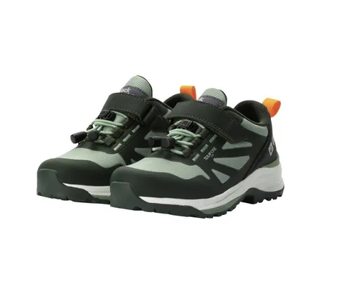 Jack Wolfskin Wanderschuhe Villi Hiker Texapore Low - Wasserdicht & Atmungsaktiv für Kinder - Die Villi Hiker Texapore Low sind stylische, wasserdichte Wanderschuhe für Kinder. Mit leichtem Obermaterial und praktischem Schnellschnürsystem bieten sie optimalen Komfort und Schutz beim Spielen und Entdecken.