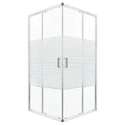 Kerra Madera STR 90x90 Duschkabine ohne Duschwanne – Elegant und platzsparend - Die Madera STR 90x90 Duschkabine von Kerra bietet modernes Design mit 4 mm Sicherheitsglas und eleganten Chromprofilen. Ideal für kleine Badezimmer, ermöglicht sie eine optimale Raumnutzung und komfortable Nutzung dank der Schiebetüren.
