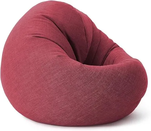 Lumaland Sitzsack Interior Line 300L - Flexibles Bodenkissen im Leinenlook - Sitzsäcke von Lumaland: 2-in-1-Bean Bag für drinnen, robust und waschbar, ideal für Kinder und Erwachsene, bietet höchsten Komfort in jeder Position.