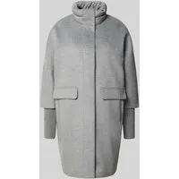 comma casual identity Wollmantel grau 46 EU - Funktionsjacke in elegantem Grau, aus hochwertiger Wollmischung für optimalen Tragekomfort und Wärme. Ideal für stilvolle Auftritte bei kühleren Temperaturen.