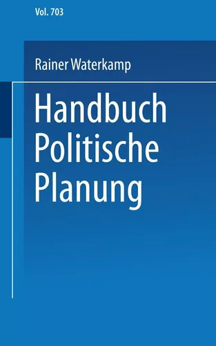 Handbuch politische Planung von Rainer Waterkamp - Taschenbuch aus 1978 über politische Planung, ideal für Studierende der Sozialwissenschaften und als Nachschlagewerk.