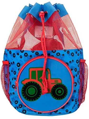 Harry Bear Kinder Bauernhof Traktor Schwimmen Tasche Wasserdicht Kordelzug Strand Schwimmbad Sommer Rucksack mit Namenstag