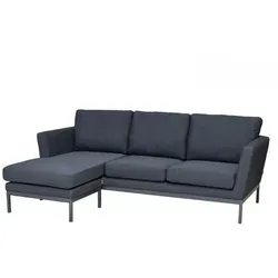 CLEMENTO Lille Loungeset Aluminium/Sunbrella Sooty - Anthrazit