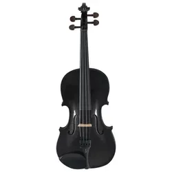 Stentor SR1401 Harlequin Violinset 4/4 BK - Komplettes Violinset für angehende Musiker, ausgestattet mit hochwertigem Griffbrett und Brasilholzbogen. Ideal für den Einstieg in die Welt der Musik, inkl. leichtem Koffer für den sicheren Transport.