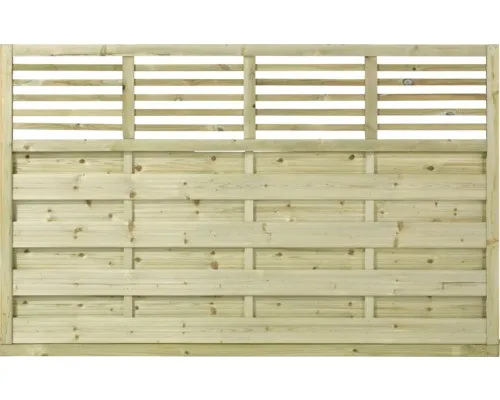 Plus Sichtschutzelement Newline 180 x 110 cm - Sichtschutz aus druckimprägniertem Holz, robust und wetterbeständig für mehr Privatsphäre im Garten oder auf der Terrasse.