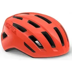 Fahrrad Helm MET Helmets Miles MIPS - Coral - S/M (52-58 cm) - Optimaler Schutz mit einem komfortablen Fit. Ausgestattet mit einem effektiven Belüftungssystem und reflektierenden Elementen für bessere Sichtbarkeit. Ideal für Zopfträger*innen.