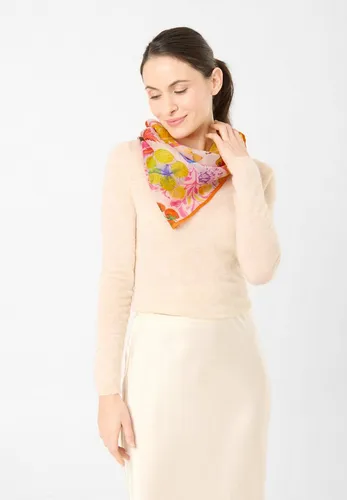 Codello Schal 3er Pack - Printed Square Silk Sun - Elegantes 3er Set aus 100% Seide in fröhlichen Farben, ideal für stilvolle Akzente. Perfekt für jede Gelegenheit und vielseitig kombinierbar.