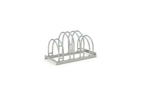 WSM Fahrradständer 5154 - Einstellparker für 4 Fahrräder - Fahrradhinterbauständer, vielseitig nutzbar für E-Bikes und Rennräder, platzsparende Hoch- und Tiefstellung, beidseitig verwendbar und einfach zu montieren.