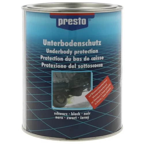 presto Unterbodenschutz-Paste 1300 g - Hochwertiger Unterbodenschutz für optimalen Rostschutz und Lärmminderung, ideal für Autos und andere Fahrzeuge.