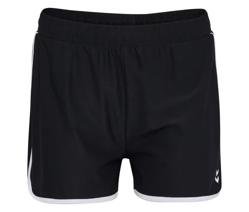 hummel® Damen-Shorts PULSE CIMA - Schwarz - Gr. S - Bequeme hummel® Damen-Shorts in Schwarz, Regular Fit. Hergestellt aus atmungsaktivem, schnelltrocknendem Material mit BEECOOL® Technologie für angenehmen Tragekomfort.