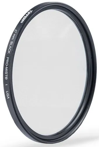 Tiffen 67MM BLACK PRO-MIST 1/4 Filter - Farbfilter für weiche Lichtwirkung, reduziert Kontraste und kontrolliert Lichtblitzen für einen pastellartigen Effekt.