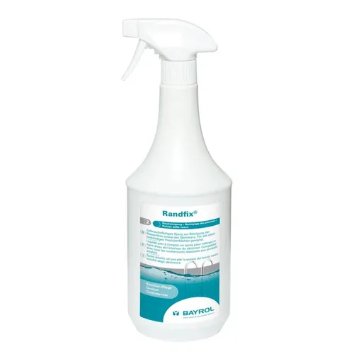 Bayrol 11 15411 Randfix Pumpspray 1l - Effektiver Randreiniger für Pools, entfernt schnell Schmutz- und Fettränder an der Wasserlinie