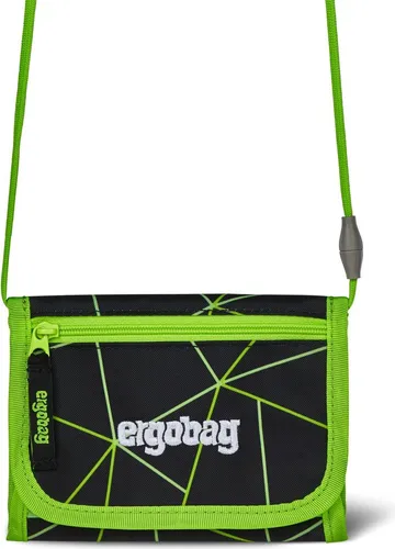 ergobag Brustbeutel Geldbörse Lumi-Edition Neck Pouch CyBär Race schwarz