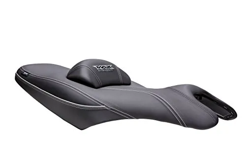 Style Komfortsitzbank 85 cm - Verstellbare Rückenlehne - Motorradzubehör mit 3 Positionen verstellbarer Rückenlehne und 3D-Mesh-Technologie für optimalen Komfort, kompatibel mit Yamaha-Modellen.