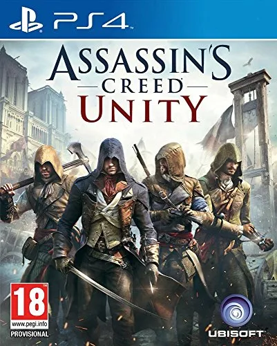 Assassin's Creed Unity (PS4) - Neu - PC- & Videospiele, Erlebe die spannende Geschichte der Französischen Revolution mit beeindruckender Grafik und packendem Gameplay.