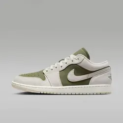 Nike Jordan 1 Low SE "Medium Olive Sail" Braun, Größe: 44.5 - Braun - 44,5