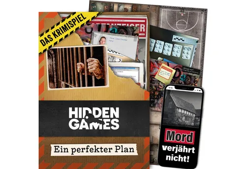 S111 Tatort - EIN Perfekter PLAN: Realistisches Krimispiel für 1-6 Spieler - Gesellschaftsspiel mit spannender Spieldauer von 90-150 Minuten, ideal für Indoor-Entertainment und ab 14 Jahren.