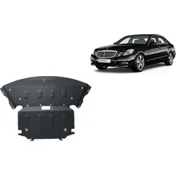 Stahl Unterfahrschutz für Mercedes E-Klasse W212 - 4x4 - Robuster Unterfahrschutz aus Stahl für die Mercedes E-Klasse W212. Einfache Montage dank werkseitiger Befestigungspunkte. Pulverbeschichtet für zusätzlichen Korrosionsschutz.
