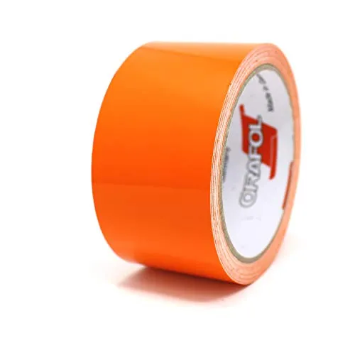 Finest Folia 10 Meter (1,39€/Meter) Zierstreifen Auto Motorrad Boot Modellbau Farbauswahl Dekorstreifen Seitenstreifen Klebestreifen (Pastellorange Glanz, 30mm Breite)