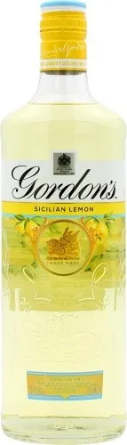 Gordon's Sicilian Lemon Gin - Spritziger Zitrusgeschmack, 700 ml - GIN - Handgefertigter Gin mit sizilianischen Zitronen und Wacholder, ideal für erfrischende Cocktails und als Geschenk zu besonderen Anlässen.