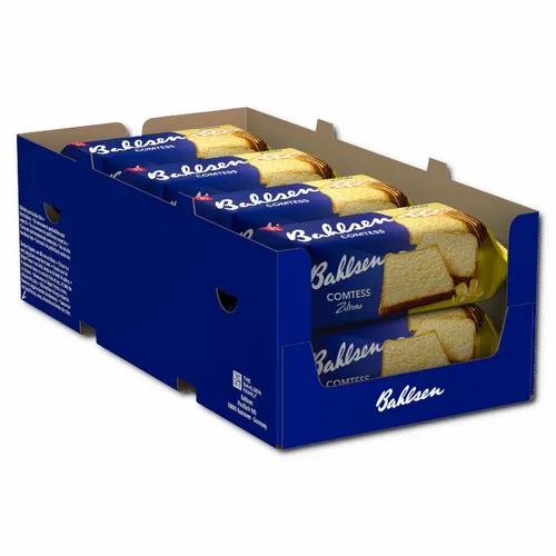  Bahlsen Comtess Zitrone, Kuchen, Gebäck, 8 Stück je 350g 6,41€/1kg