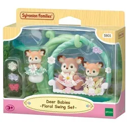 Sylvanian Families Reh Babys mit Blumenschaukel - kreatives Spielset ab 3 Jahren - Entdecken Sie das bezaubernde Spielset mit 3 Spielfiguren und einer Blumenschaukel. Fördert die Fantasie und das kreative Spiel für Kinder ab 3 Jahren. Achtung: Nicht geeignet für Kinder unter 3 Jahren.