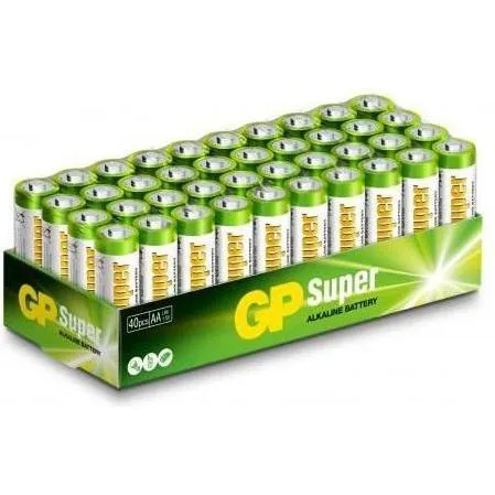 GP Batteries Super Alkaline 15A/LR6 (40 Stk., AA) (151376)
