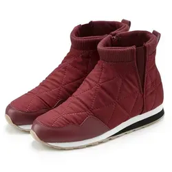 Winterstiefelette VIVANCE, Damen, Gr. 44, rot (bordeaux) - Pumps & High Heels, besonders leichte und vegane Stiefeletten in modischer Stepp-Optik für hohen Tragekomfort und einen stylischen Look.