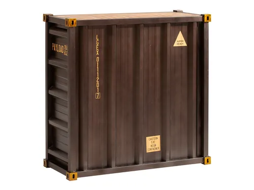 massivum Bartisch Cargon – Bartresen im Container Design - Stylischer Bartisch im Container Design, ideal für gesellige Abende. Mit einer praktischen Schublade und aus robusten Materialien gefertigt, bietet er sowohl Funktionalität als auch ein einzigartiges Ambiente.