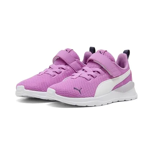 PUMA Kinder Anzarun Lite Sneaker 27.5 – Mauve Pop White - Leichter Kinder Sneaker mit gepolsterter Zwischensohle für hohen Tragekomfort. Ideal für den Alltag und aktive Abenteuer. Stylisches Design für kleine Trendsetter.