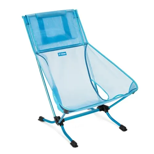 Helinox Beach Chair Mesh (re) - Campingstuhl blau - Ideal für den Strand und sandige Böden, dieser leichte Campingstuhl bietet höchsten Komfort und Stabilität. Perfekt für Reisen und Outdoor-Aktivitäten. Entdecken Sie weitere Produkte von Helinox bei Bergfreunde.de!