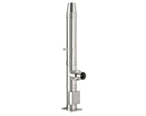 Schiedel Schornstein Bausatz 7 m Edelstahl DW DN 200 - Doppelwandiger Schornstein-Bausatz für effiziente Abgasführung, ideal für Neubauten und Renovierungen.