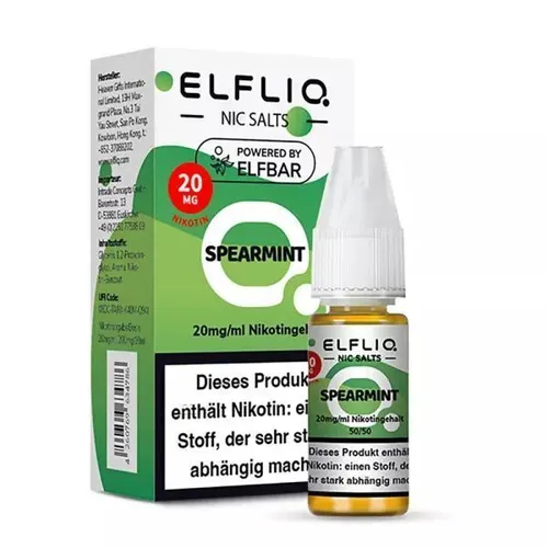 ELFLIQ by ELFBAR Spearmint *20mg/ml* Nikotinsalz, 10ml Liquid