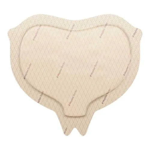 Mepilex Border Sacrum Schaumverband 16x20 cm - Steril und schmerzlindern - Arzneimittel: Steriler Schaumverband für eine schmerzlindernde Wundversorgung, ideal für empfindliche Haut und Druckgeschwüre.