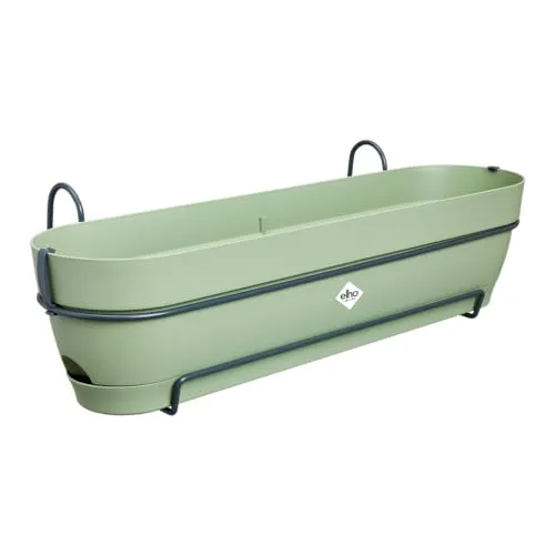 elho Vibia Campana Balkonkasten Allin1 70 mit Wasserreservoir - Garten-Zubehör aus 100% recyceltem Plastik mit Wasserreservoir, das überschüssiges Wasser speichert und Wurzelfäule verhindert – ideal für einen grünen Balkon.