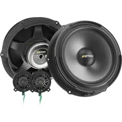 ETON VWT6-F22 Plug & Play 2-Wege Lautsprecher für VW T6 - Car-HiFi-Lautsprecher mit 80 W Sinusleistung für kraftvollen Bass und einfache Installation in der Vordertür. Perfekt für VW T6 Transporter und Reisemobile.