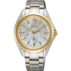 Seiko Prospex Divers Quarz 200m Damen SUR608J1 - perlmutt,silbergrau,PVD Beschichtung bicolor,silber - 34mm