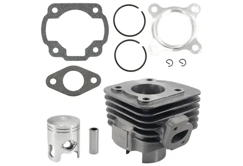 Area1 Motorhalterung Ersatz Zylinder 50ccm 2Takt - Erstausrüsterqualität - Hochwertiger 50ccm Ersatz Zylinder für China 2 Takt / Minarelli Nachbau, inklusive Dichtungssatz und Kolbenringen. Ideal für zuverlässige Leistung und einfache Montage.