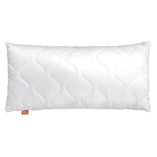 sleepling Kopfkissen 40x80 cm, Allergiker Kissen, waschbar, Made in EU, Ökotex, langes Schlafkissen 40 x 80, Bettkissen, Pillow, Komfort 100
