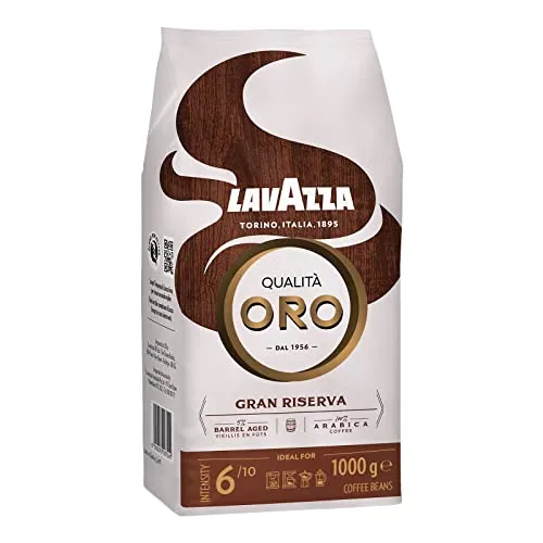 Qualità Oro Gran Riserva 1 kg - Kaffee mit leicht geröstetem Geschmack, ideal für alternative Brühmethoden und ohne bittere Noten - genießen Sie das volle Aroma!