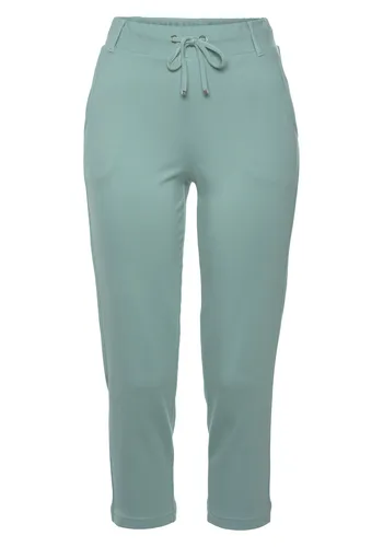 LASCANA Caprileggings mit seitlichen Taschen - Leggings in mint für Loungewear, mit praktischen seitlichen Taschen und bequemem Bundabschluss für optimalen Tragekomfort.