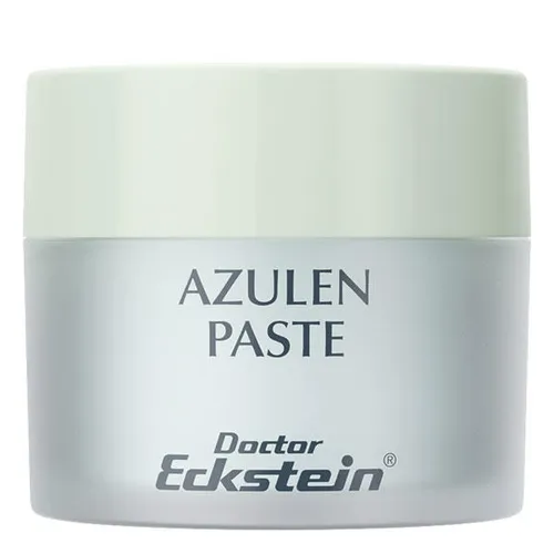 Doctor Eckstein Azulen Paste | 24h Hautpflege für unreine Haut - Gesicht-Feuchtigkeitspflege mit Azulen für gezielte Aknebehandlung und intensive Pflege von Dekolleté, Gesicht und Hals.
