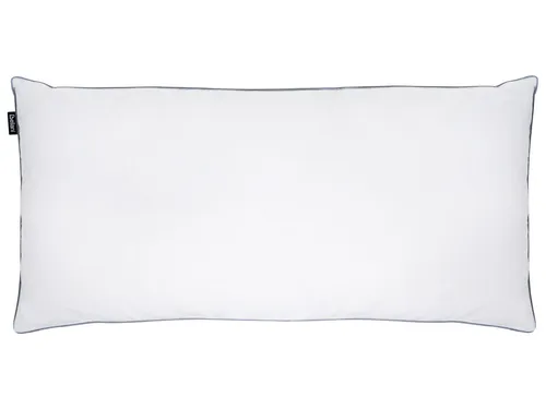 TEIDE Kopfkissen 40 x 80 cm mit Daunenfüllung - Hochwertiges Kopfkissen mit drei Kammern, ideal für Erwachsenen im Schlafzimmer. Der Baumwollbezug sorgt für angenehmen Schlafkomfort und eine optimale Stütze.