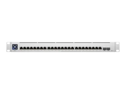 Ubiquiti UniFi Switch USW-Enterprise 24 PoE Switch - Netzwerk-Switches mit 24 PoE-Ports für optimale Stromversorgung, ideal für Unternehmen, die eine zuverlässige Netzwerkinfrastruktur benötigen.