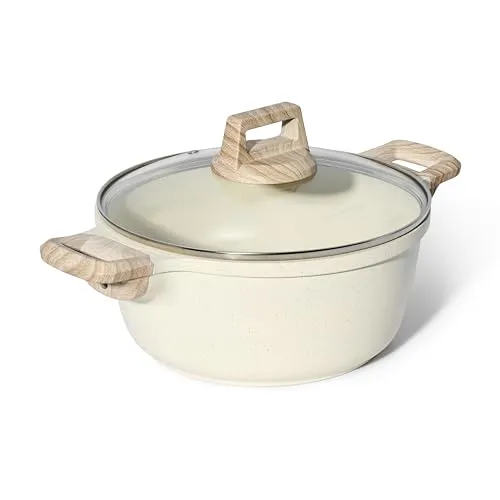 Casseroles Jl-33 Jl-36 - Antihaftbeschichtete Granitoberfläche, müheloses Kochen und einfache Reinigung für vielseitige Gerichte