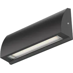 ledscom.de LED Wandleuchte SEGIN - Außen Downlight, 6,3 W, 630lm, IP54 - Lampen für außen, energieeffiziente LED-Technologie mit 630 lm, ideal für Treppen und Gärten, robustes Design mit IP54 Schutz gegen Wettereinflüsse.