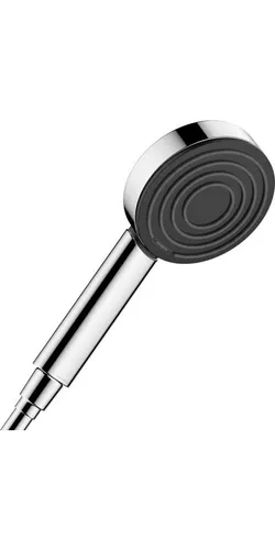 hansgrohe Pulsify S Handbrause 105mm, Chrom - Handbrause mit 105 mm Durchmesser, bietet den innovativen PowderRain-Strahl und ist dank QuickClean besonders pflegeleicht. Ideal für ein entspannendes Duscherlebnis.